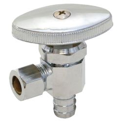 Brass angle valve # 18-005 - Are Sheng Plumbing Industry