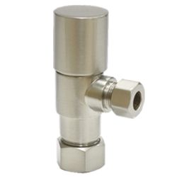 Brass angle valve # D64-006SN - Are Sheng Plumbing Industry