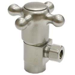 Brass angle valve # D64-009SN - Are Sheng Plumbing Industry