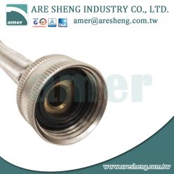 Washing machine connector stainless steel tube