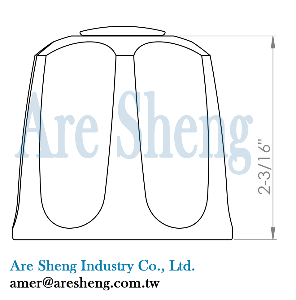 Pfister handle with dimension-Are Sheng