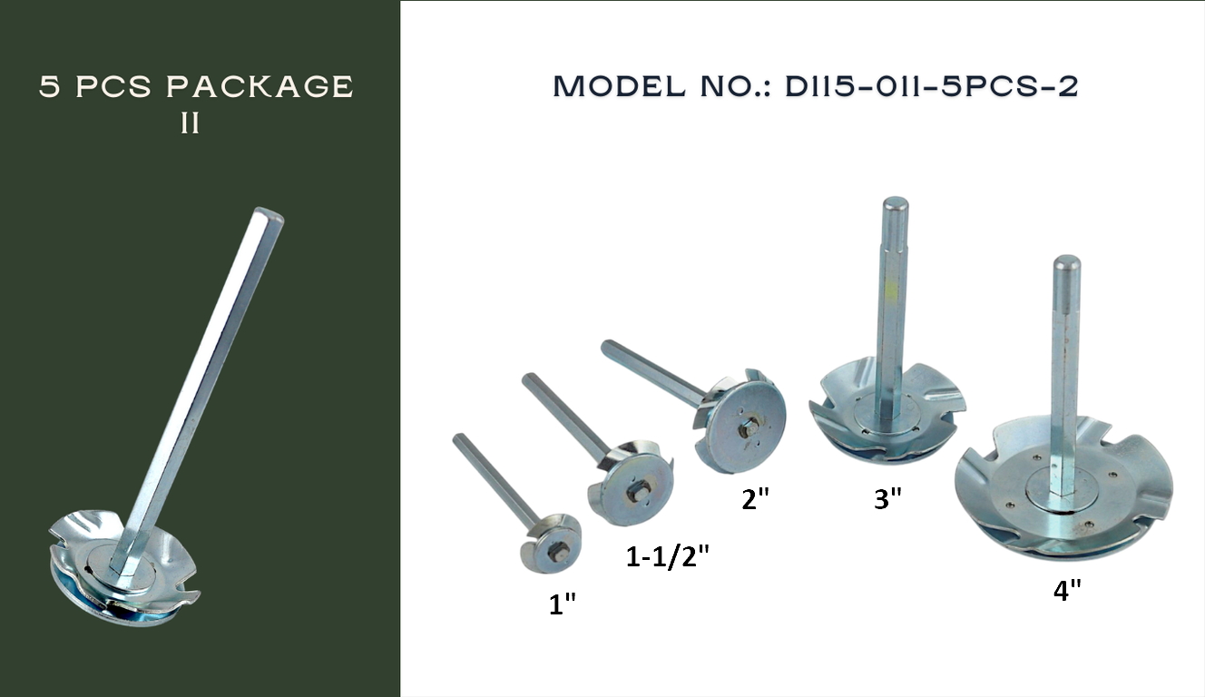 D115-011,5PCS-2 Socket saver tool, pipe removal tool