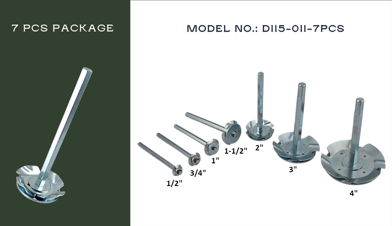 D115-011, 7PCS PVC socket saver,DIY plumbing tool