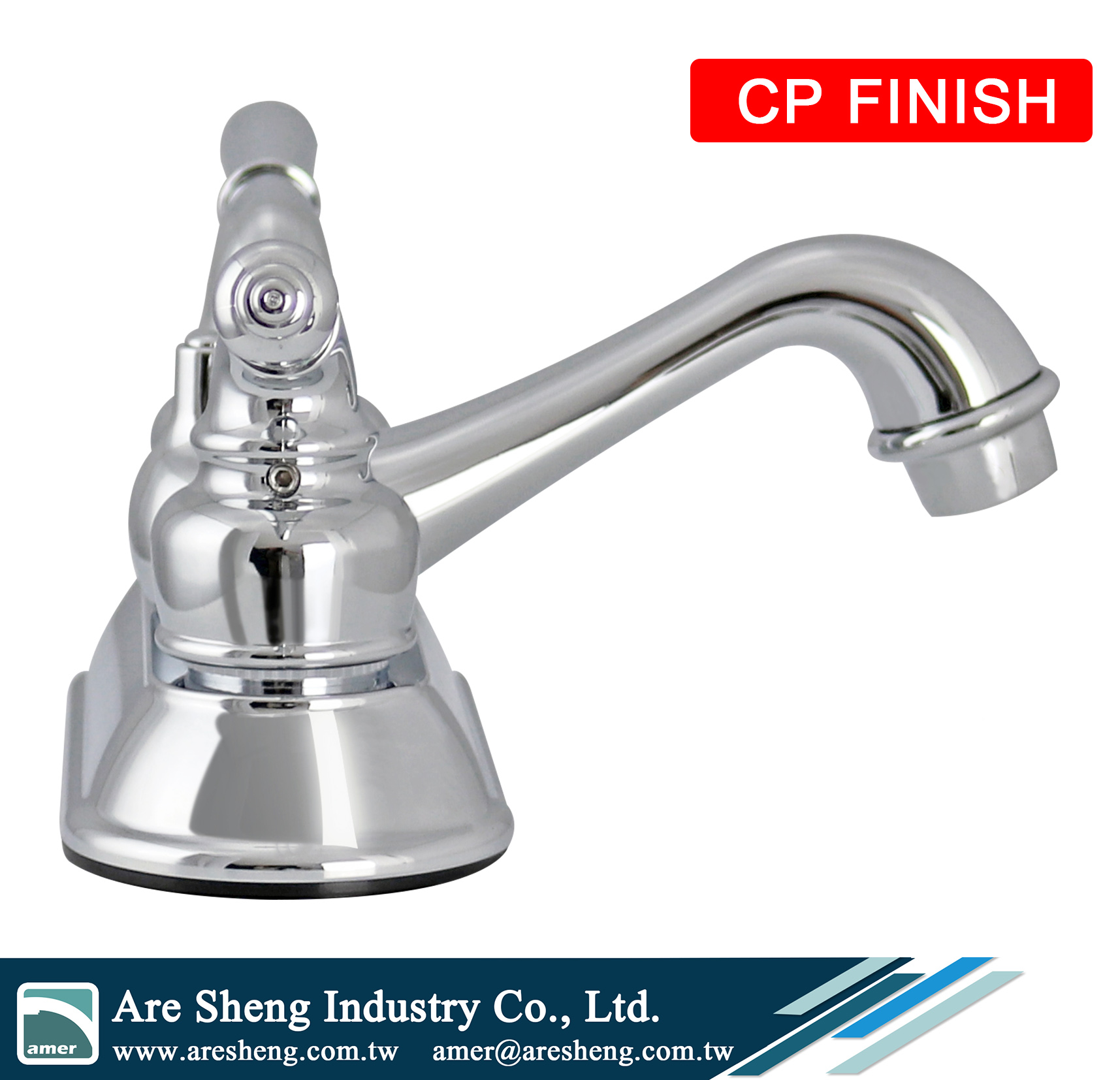 R01-005-RV faucet for lavatory basin-side view