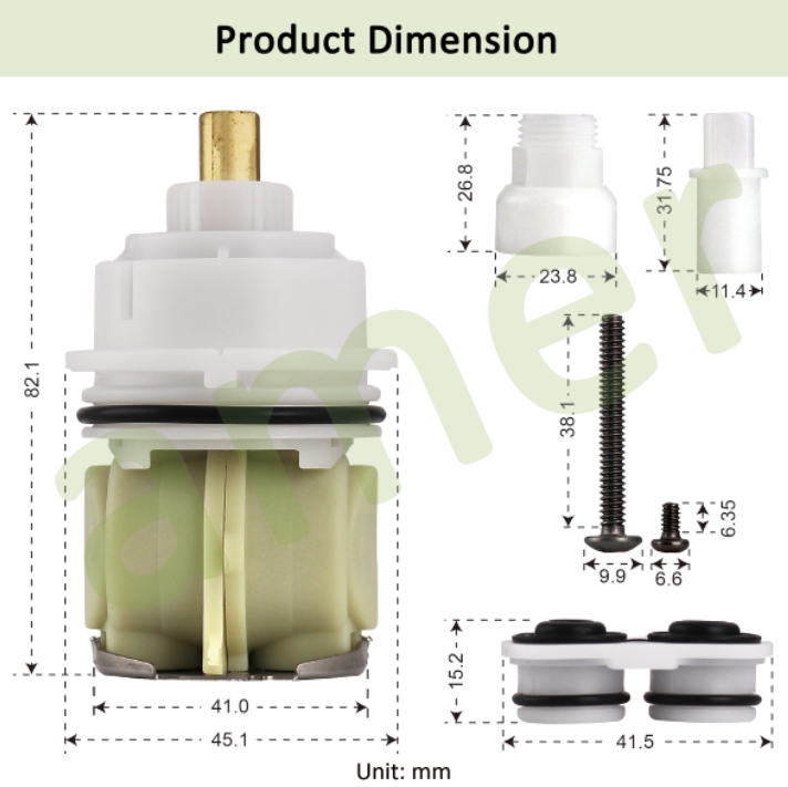 17 series rp46463 delta pressure balance cartridge