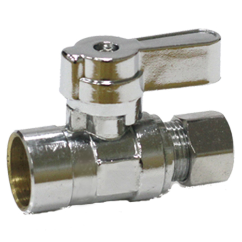 Brass straight valve # 181-006 - Are Sheng Plumbing Industry