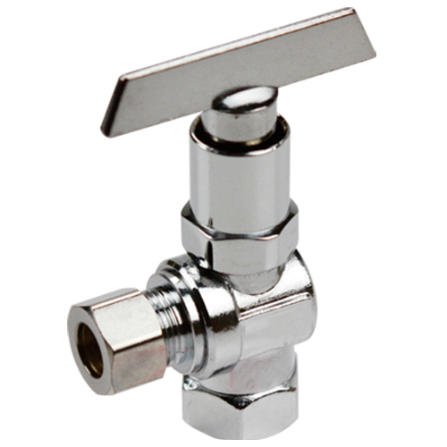 Brass angle valve # D64-002 - Are Sheng Plumbing Industry