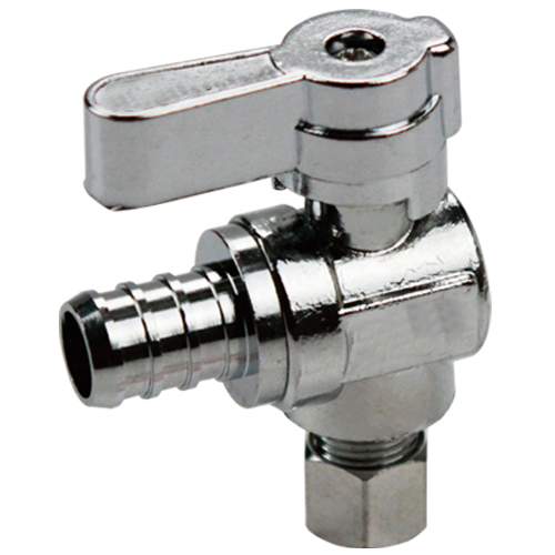 Brass angle valve # D64-003-14 - Are Sheng Plumbing Industry