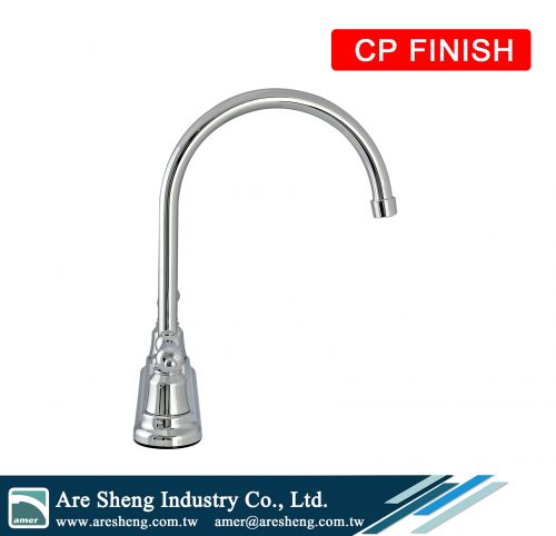 Non-Metallic 8 inch Centerset Swivel Kitchen Faucet