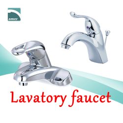 Various bathroom and lavatory faucet in different styles like single lever faucet, two handle faucet, wall mount faucet, deck mount faucet, mixer tap from Are Sheng